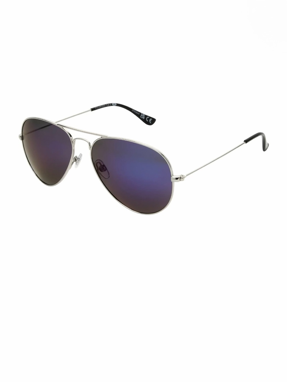 Aviator Polarized Sunglasses with Blue Mirrored lenses - 100% UV Protection